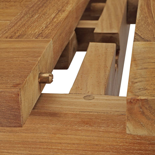 Marina Extendable Outdoor Patio Teak Dining Table - Default Title