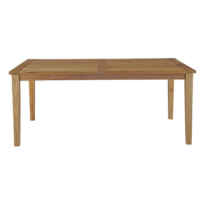 Marina 72" Outdoor Patio Teak Dining Table - Default Title