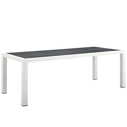 Stance 90.5" Outdoor Patio Aluminum Dining Table - Default Title