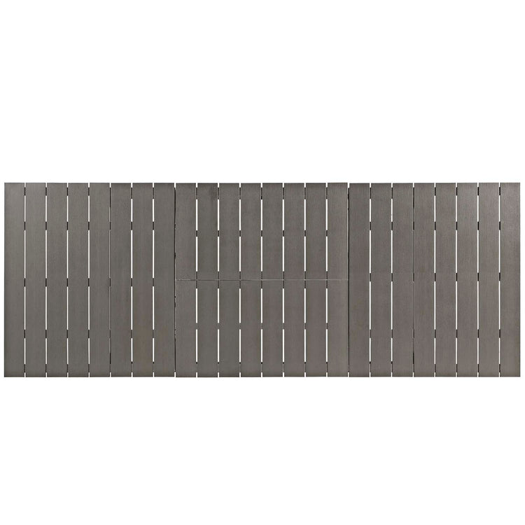 Shore 7 Piece Outdoor Patio Aluminum Dining Set - Default Title