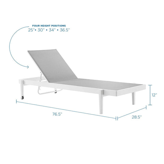 Charleston Outdoor Patio Chaise Lounge Chair - Default Title