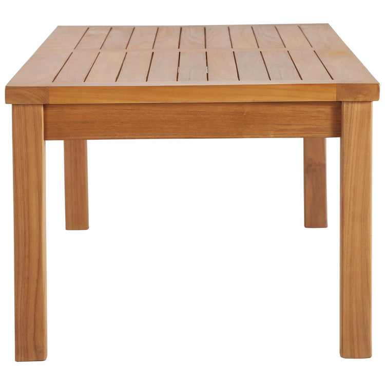 Upland Outdoor Patio Teak Wood Coffee Table - Default Title