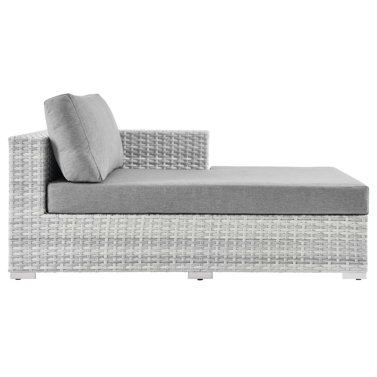 Convene Outdoor Patio Right Chaise - Light Gray Gray