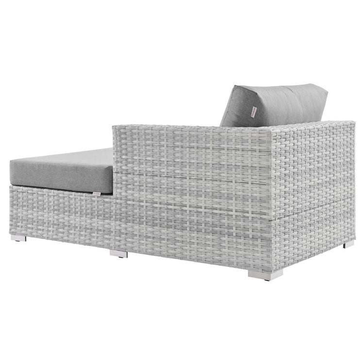 Convene Outdoor Patio Right Chaise - Light Gray Gray