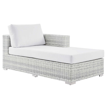 Convene Outdoor Patio Right Chaise - Light Gray White