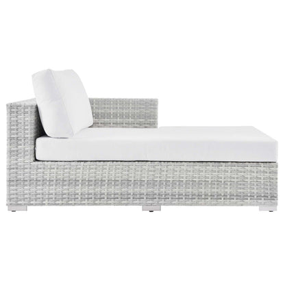 Convene Outdoor Patio Right Chaise - Light Gray White