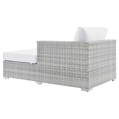 Convene Outdoor Patio Right Chaise - Light Gray White