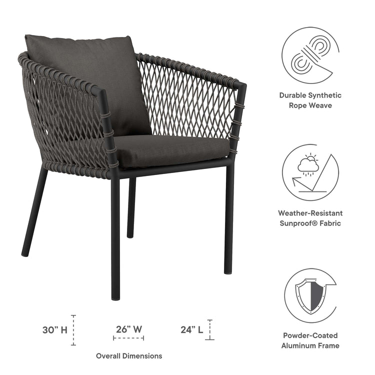 Sailor Outdoor Patio Dining Armchair - Default Title