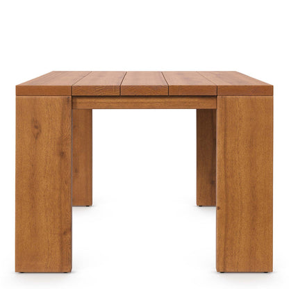 Tahoe Outdoor Patio Acacia Wood Side Table - Default Title