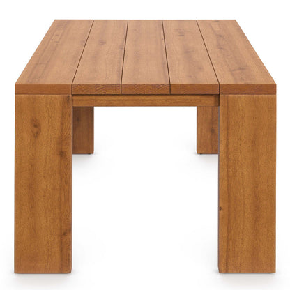 Tahoe Outdoor Patio Acacia Wood Side Table - Default Title