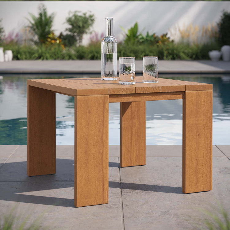Tahoe 3-Piece Outdoor Patio Acacia Wood Furniture Set - Natural Cocoa