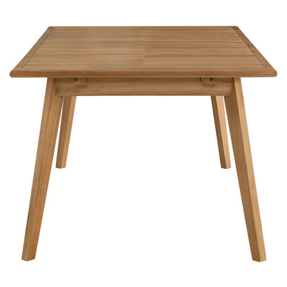 Vienna Outdoor Patio Teak Wood Extendable Dining Table - Default Title