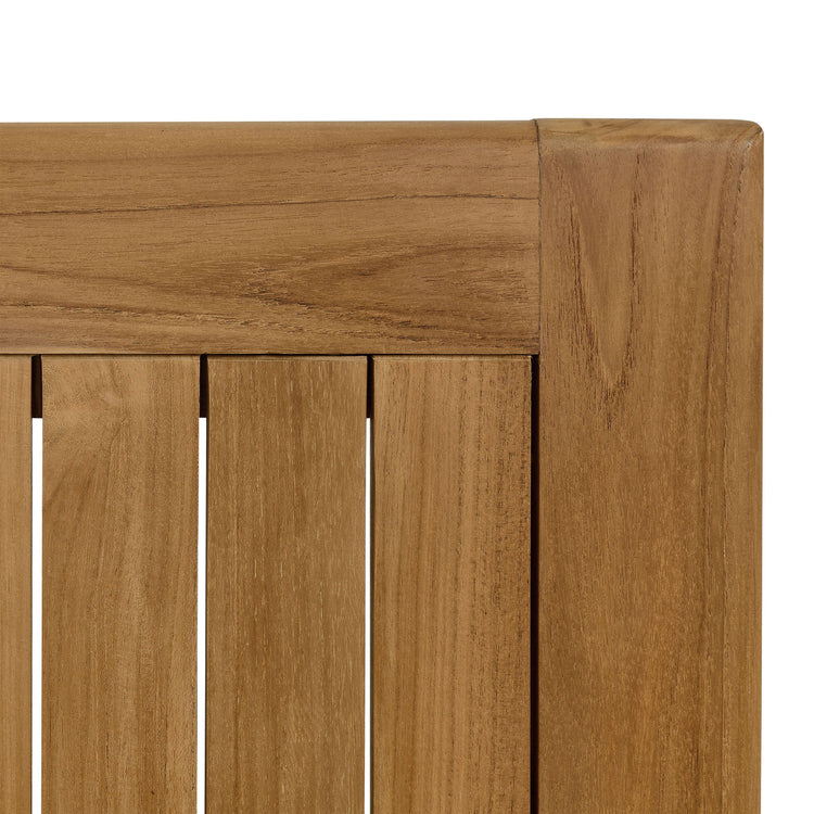 Vienna 34" Square Outdoor Patio Teak Wood Dining Table - Default Title