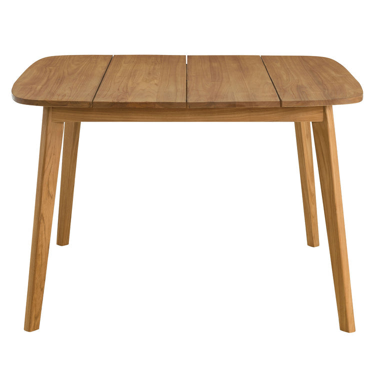 Vienna 46" Square Outdoor Patio Teak Wood Dining Table - Default Title