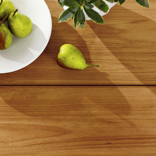 Vienna 46" Square Outdoor Patio Teak Wood Dining Table - Default Title