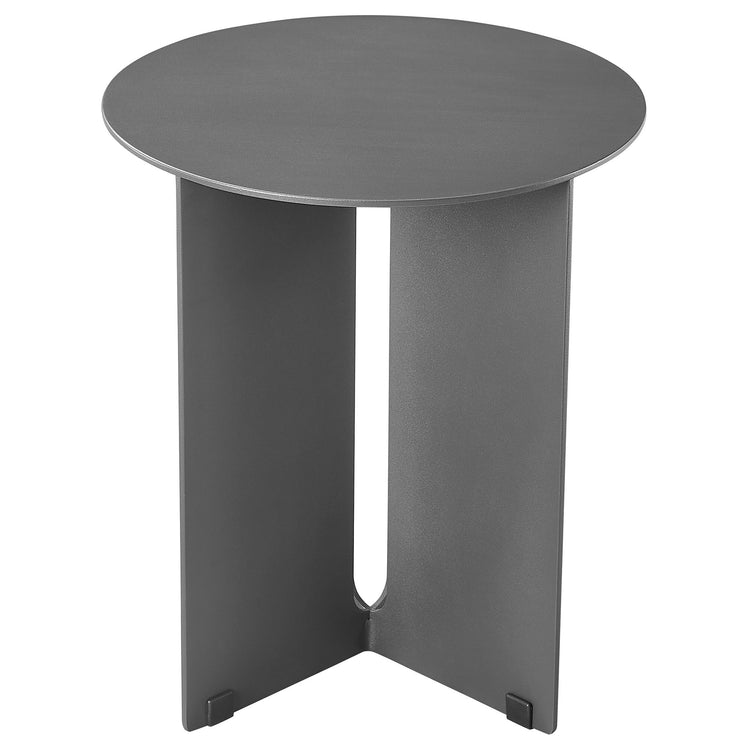 Tecton Outdoor Patio Aluminum Side Table - Charcoal
