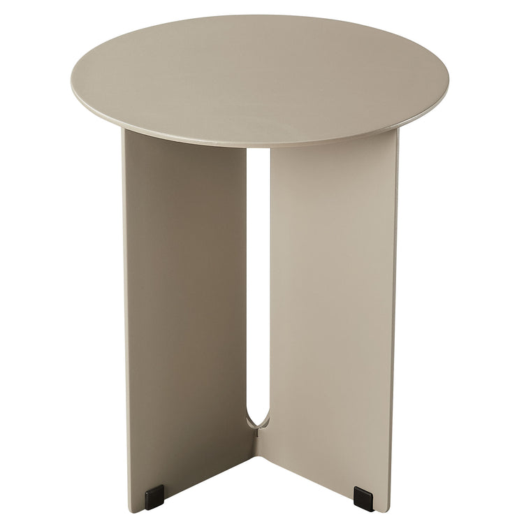 Tecton Outdoor Patio Aluminum Side Table - Khaki