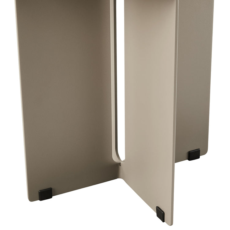 Tecton Outdoor Patio Aluminum Side Table - Khaki