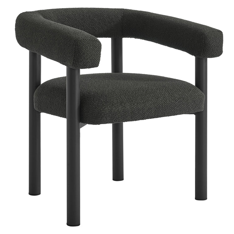 Nautica 7-Piece Rectangular Outdoor Patio Aluminum Dining Table and Chairs Set - Charcoal Graphite