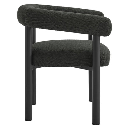 Nautica 7-Piece Rectangular Outdoor Patio Aluminum Dining Table and Chairs Set - Charcoal Graphite