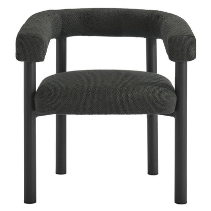 Nautica 7-Piece Rectangular Outdoor Patio Aluminum Dining Table and Chairs Set - Charcoal Graphite