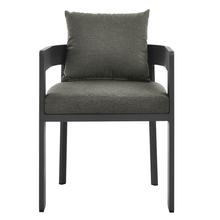 Tahoe 9-Piece Outdoor Patio Aluminum Dining Set - Gray Charcoal