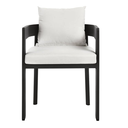 Tahoe 9-Piece Outdoor Patio Aluminum Dining Set - Gray White