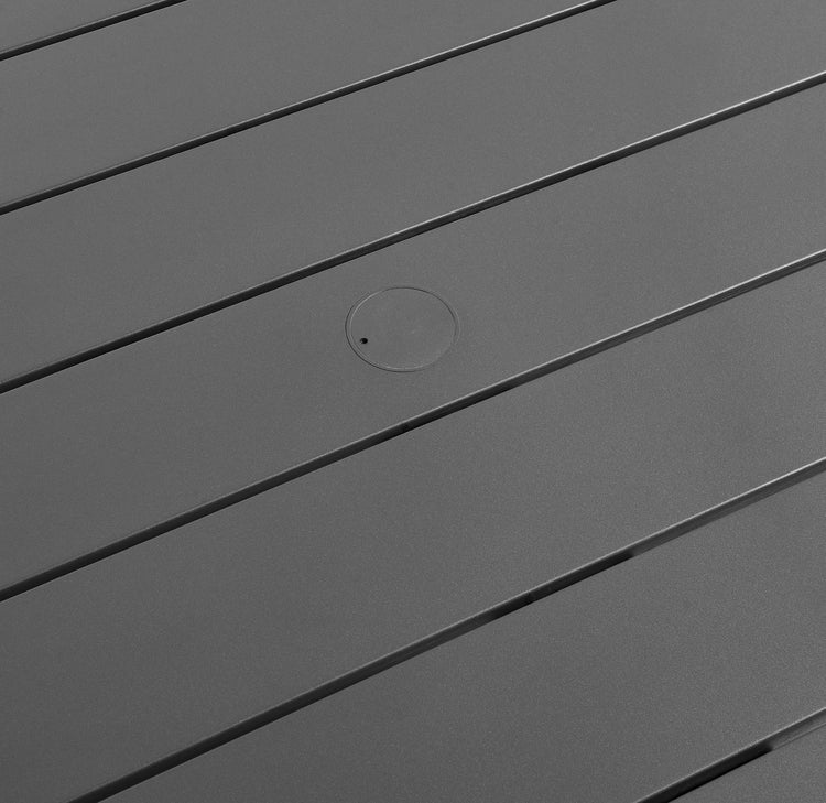 Tahoe Rectangular Outdoor Patio Aluminum Dining Table - Default Title