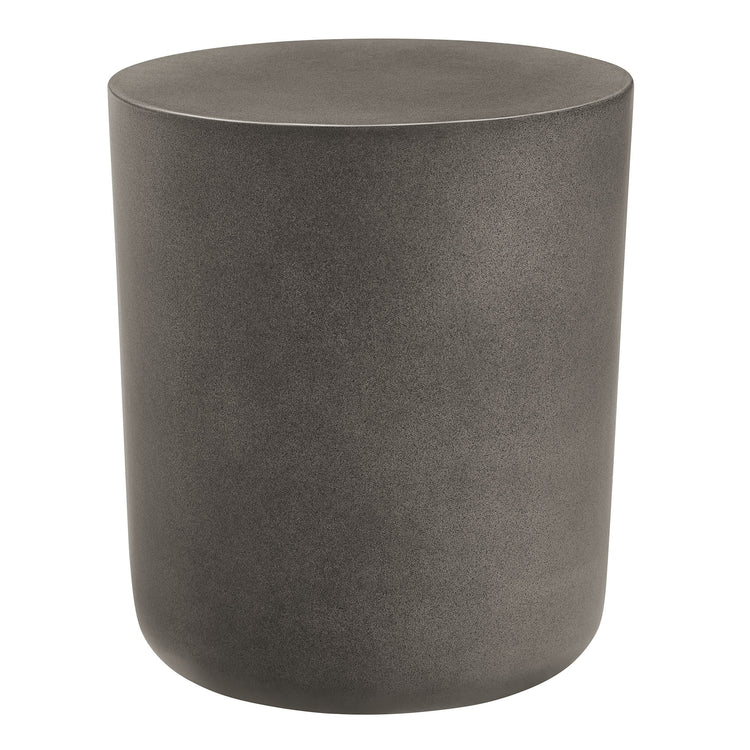Brion Indoor - Outdoor Patio Concrete Stool - Gray