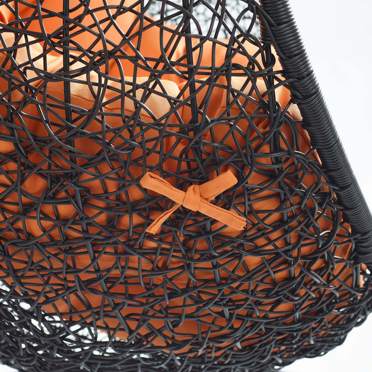 Encase Swing Outdoor Patio Lounge Chair - Orange