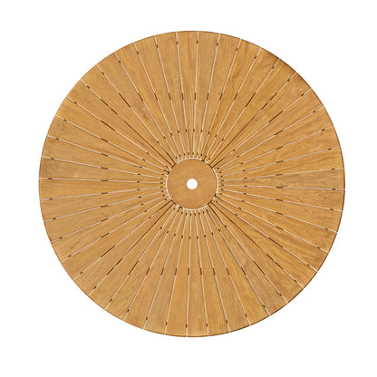 Cielo 59" Sunburst Outdoor Teak Dining Table - Default Title