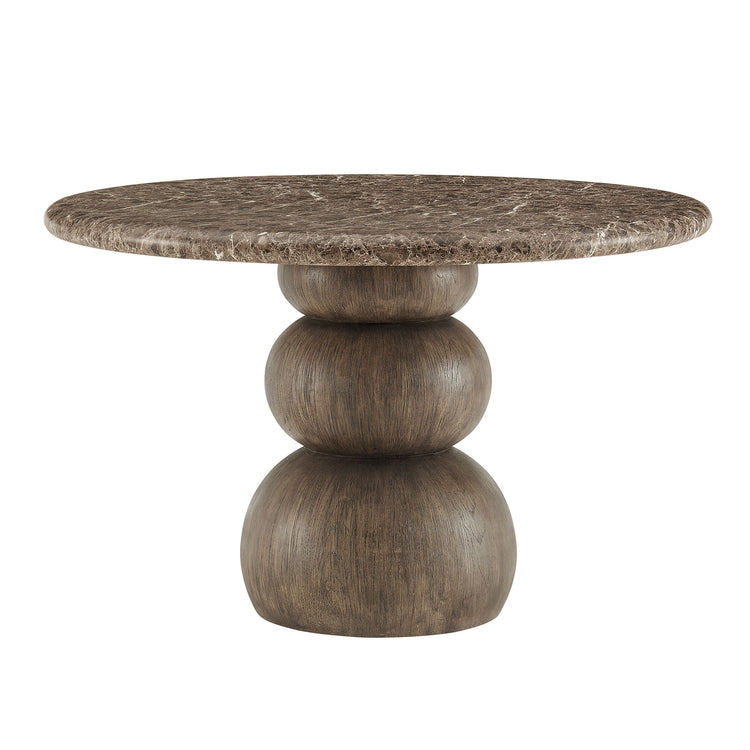 Pietra Indoor Outdoor Round Dining Table - Default Title