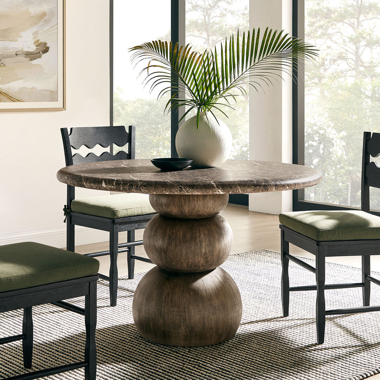 Pietra Indoor Outdoor Round Dining Table - Default Title