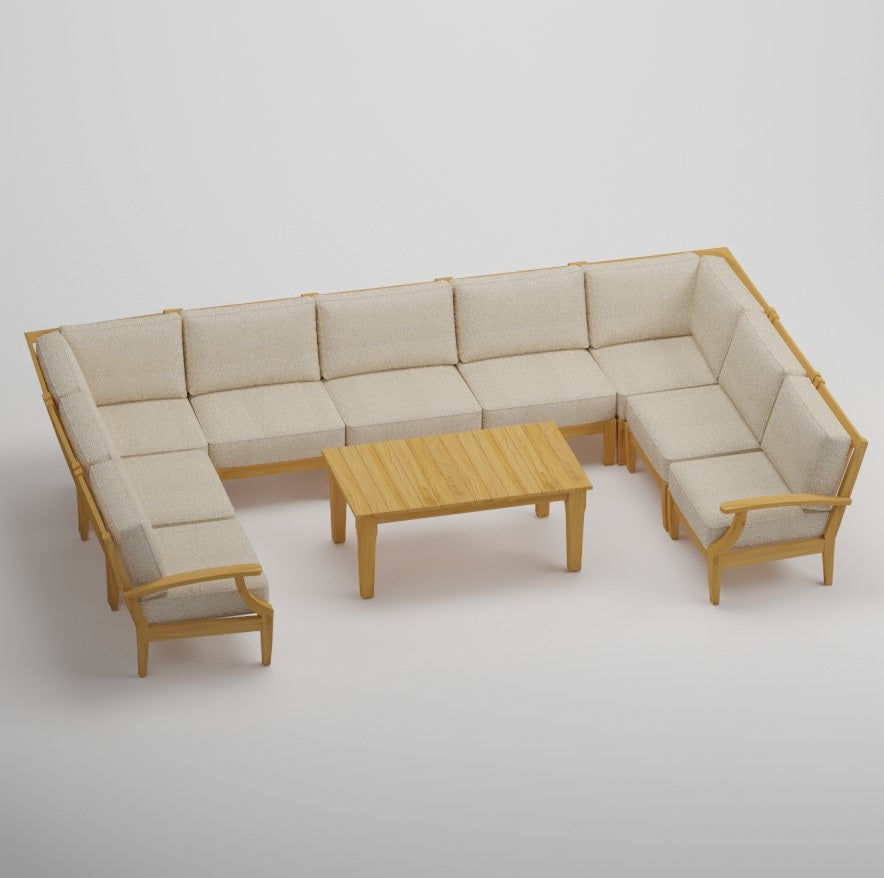 10A Mila – U Sectional 10pc