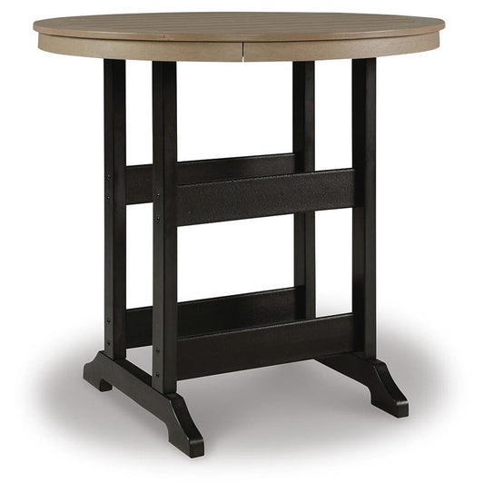 Fairen Trail Round Bar Table w/UMB OPT