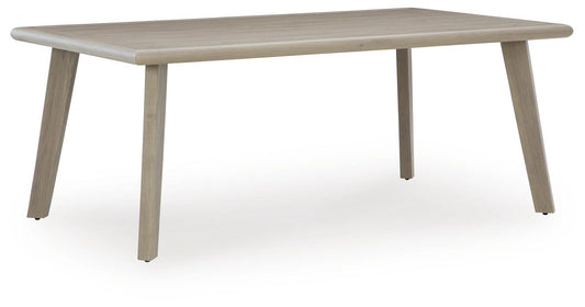 Cliff Trails RECT Dining Table w/UMB OPT